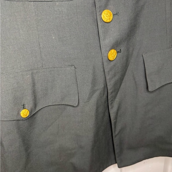 US ARMY CLASS A GREEN UNIFORM DRESS JACKET | 38R. - Picture 5 of 12